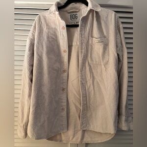 BDG Light Cream Corduroy Shirt